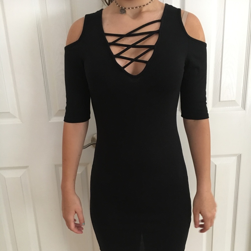 T.J. MAXX BLACK DRESS